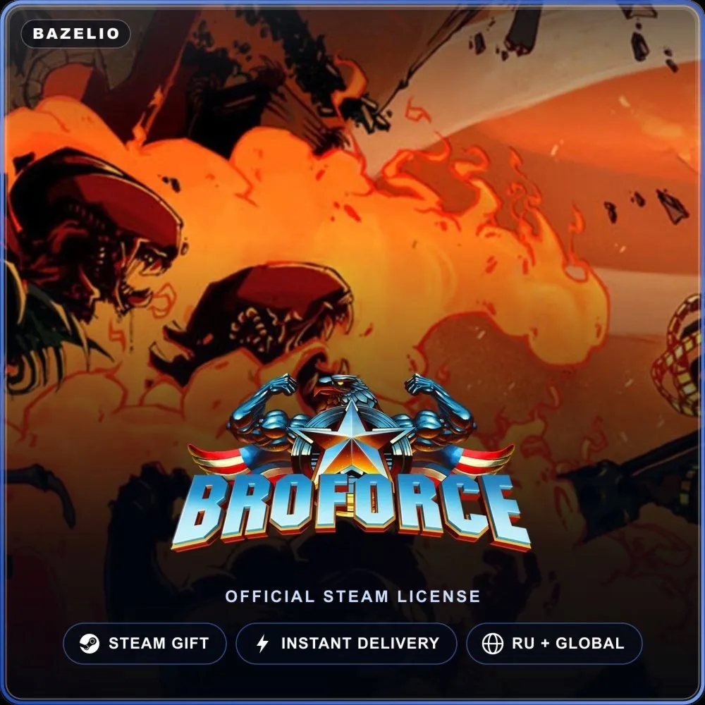 Broforce (Steam Gift) · РФ и весь мир · Автодоставка 24/7