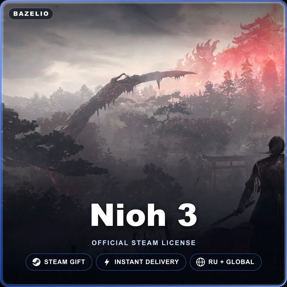 Nioh 3 (Steam Gift) · РФ и весь мир · Автодоставка 24/7