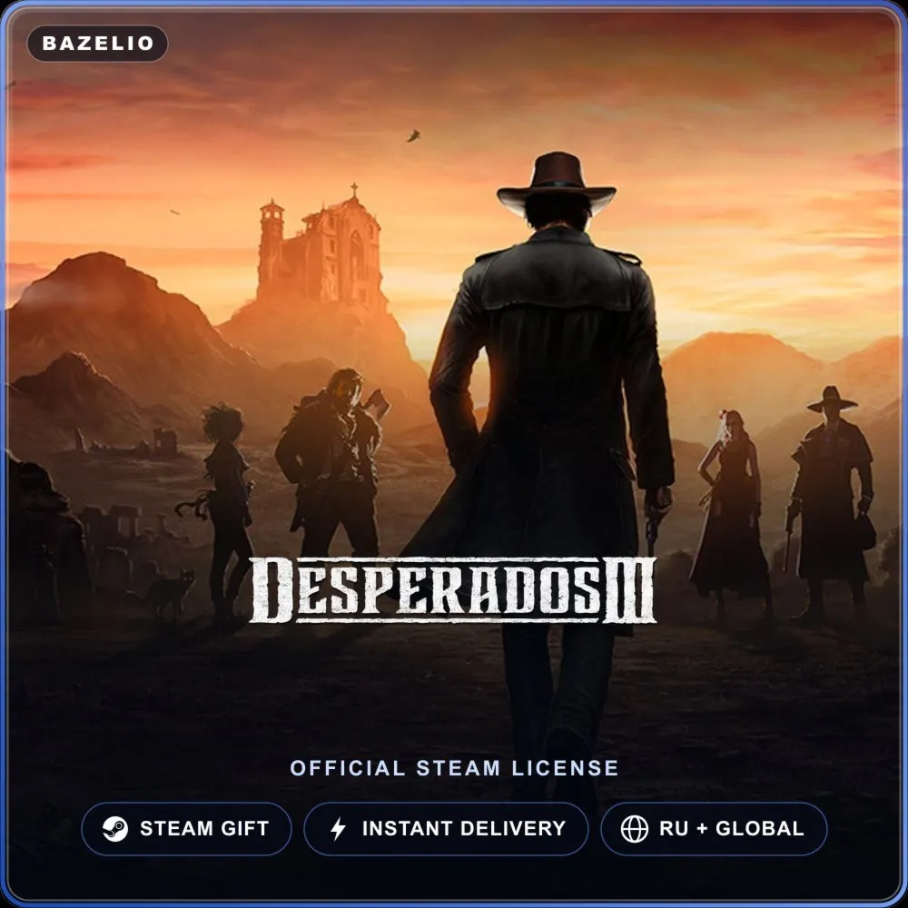 Desperados III (Steam Gift) · РФ и весь мир · Автодоставка 24/7