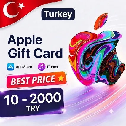 Карта пополнения Apple iTunes App Store Турция 10 - 2000 TRY