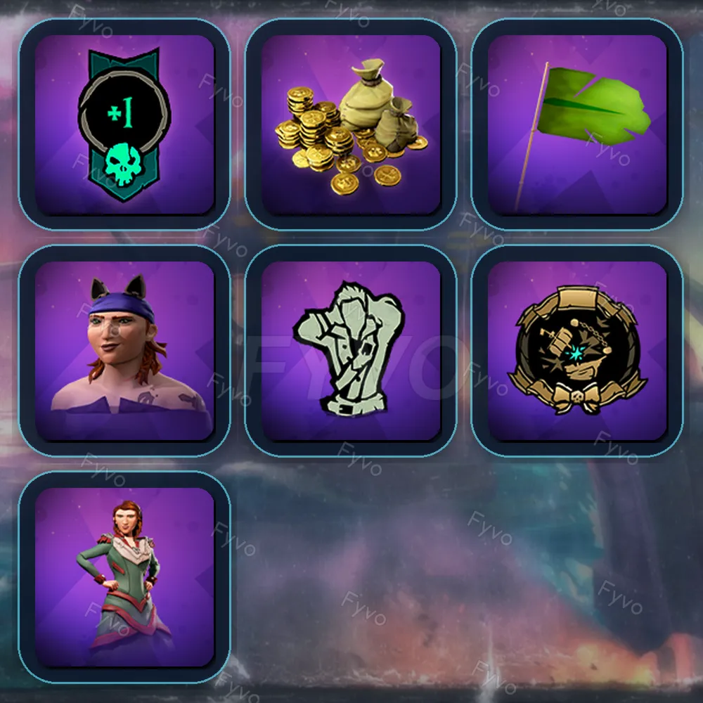 Sea of Thieves | Twitch Drops | 7 Rewards | Items