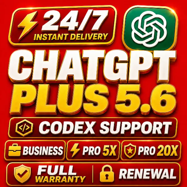 [24/7] ChatGPT 5.6 PLUS + Codex | PRO 5X / 20X | Business | ПОДПИСКА / ПРОДЛЕНИЕ