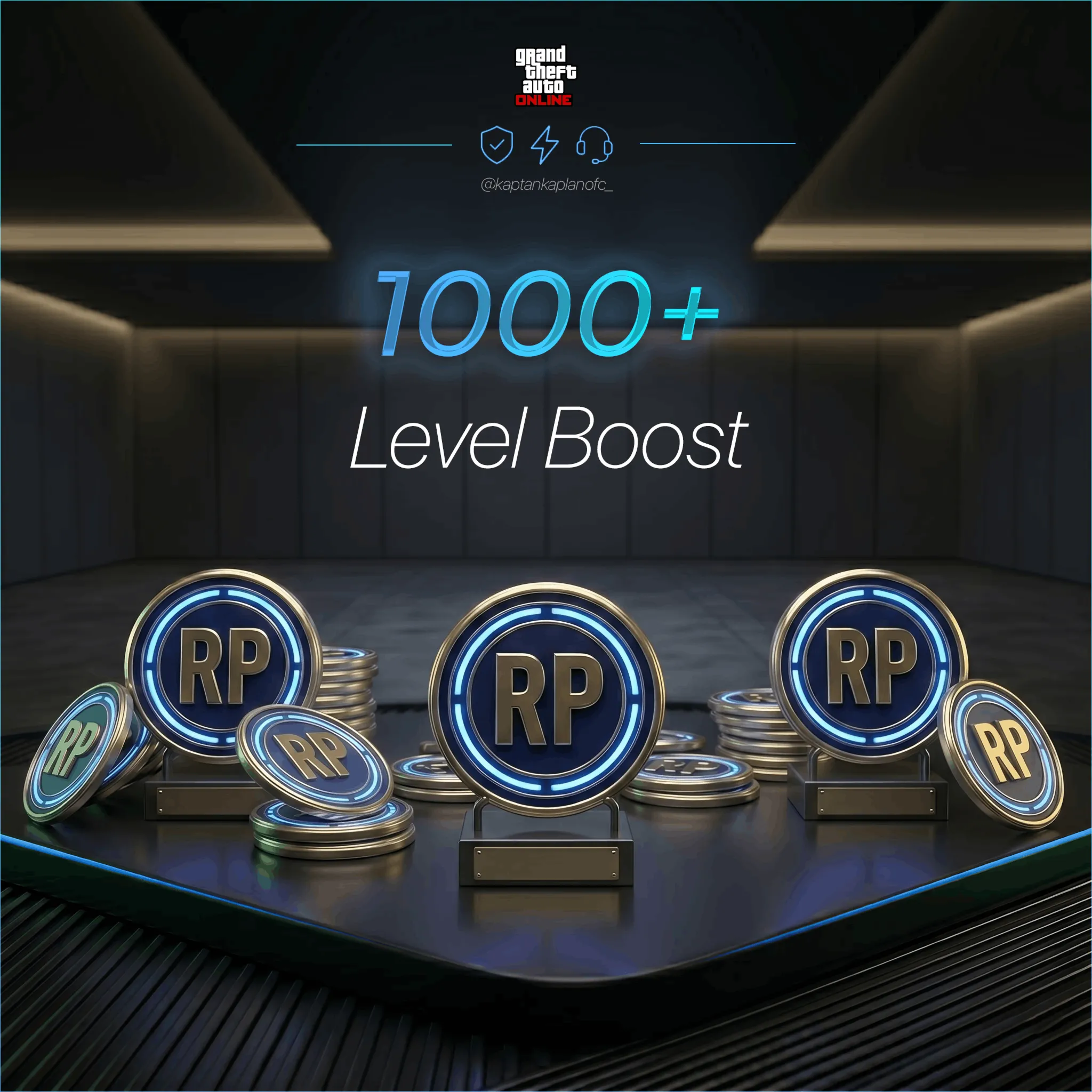 Gta 5 Online 1000+ Level Boost  (PC)