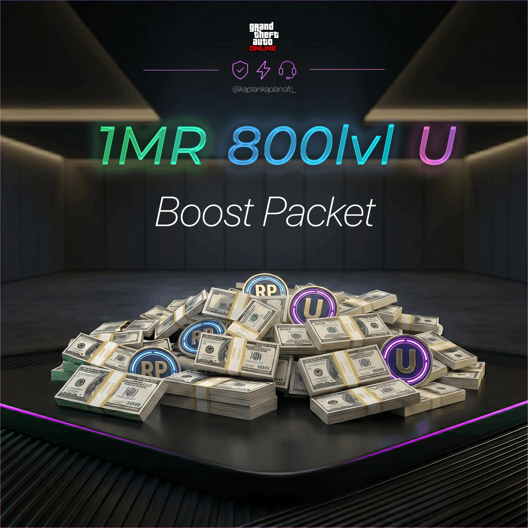 Gta 5 Online 1Bil + 800 Level + Unlock (PC)