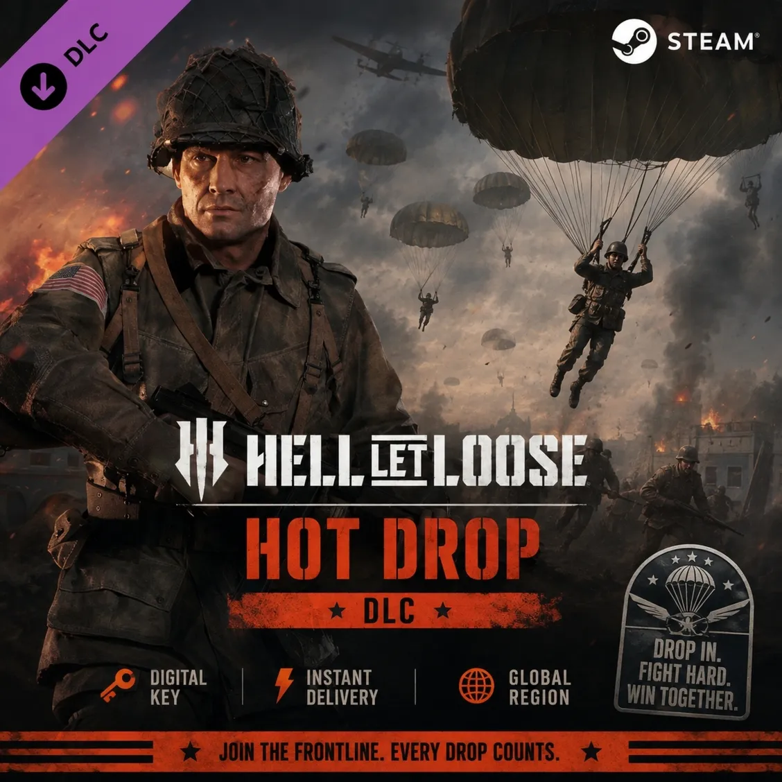Hell Let Loose - Hot Drop DLC (Steam, Global, Ключ)