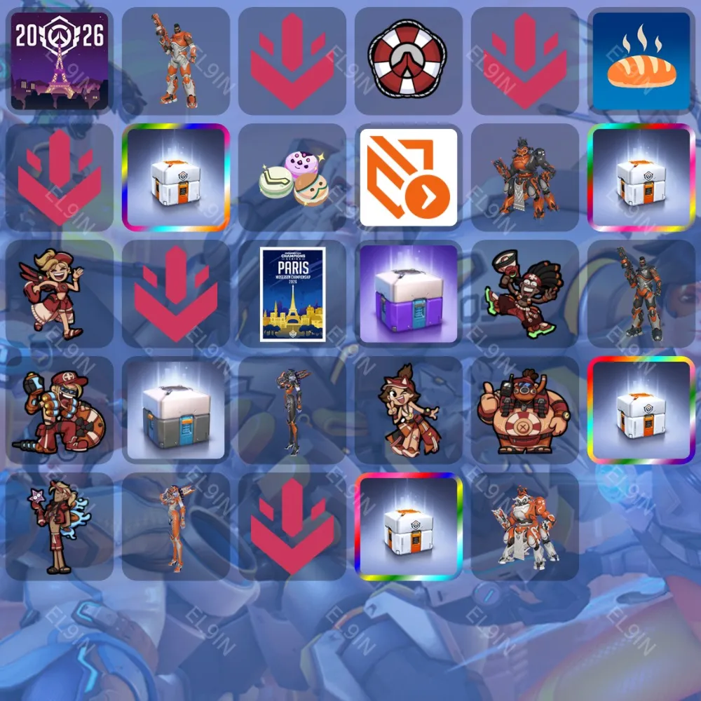 🌈Overwatch 2🏆Twitch Drops🎲29 items + 🎁