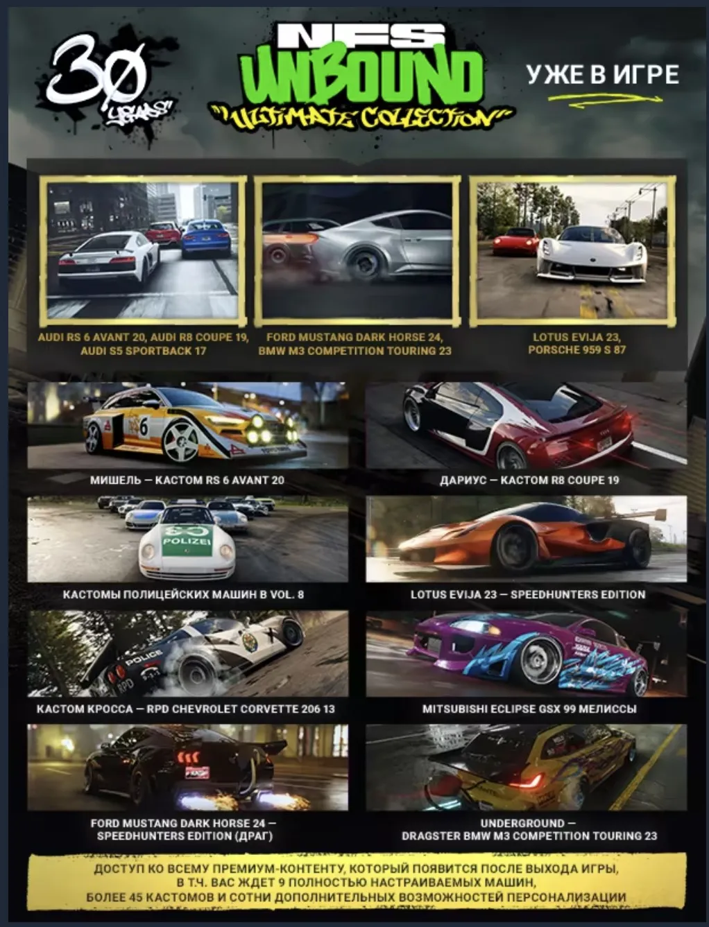 Need for Speed Unbound Ultimate Collection Upgrade (Steam Gift RU UA KZ)
