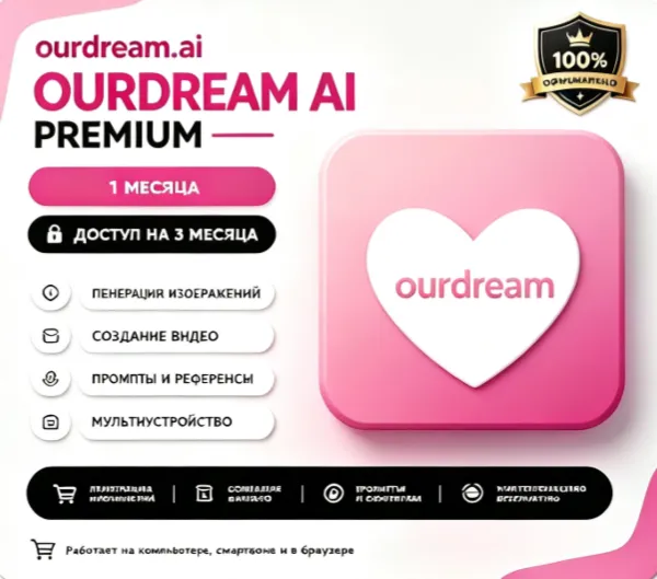 ourdream.ai | 1 месяц | 1000-5000 монет | аккаунт