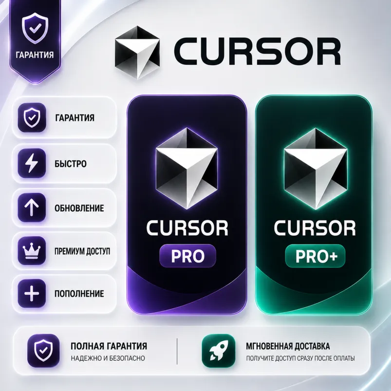 Cursor AI - PRO / PRO+ - 1 месяц / Официальная подписка / Полная гарантия