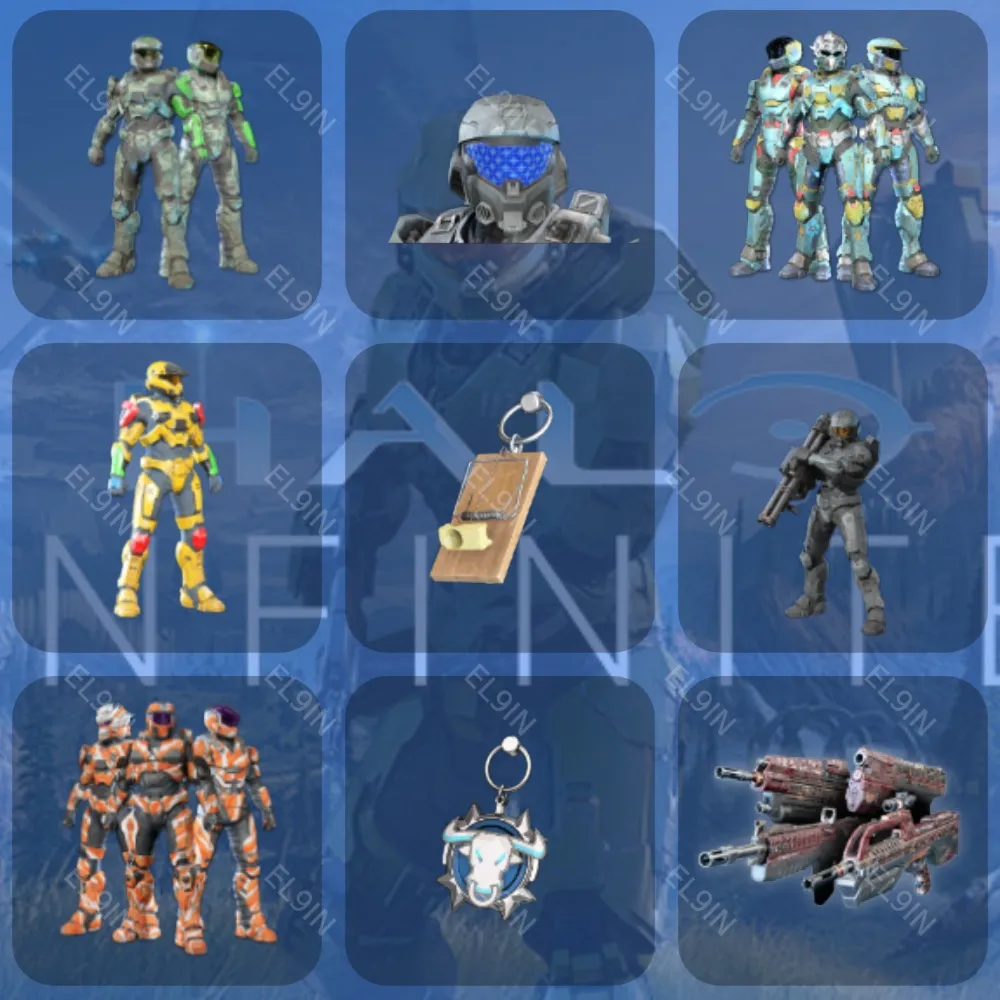 Halo Infinite Твич Дропсы 9 предметов +