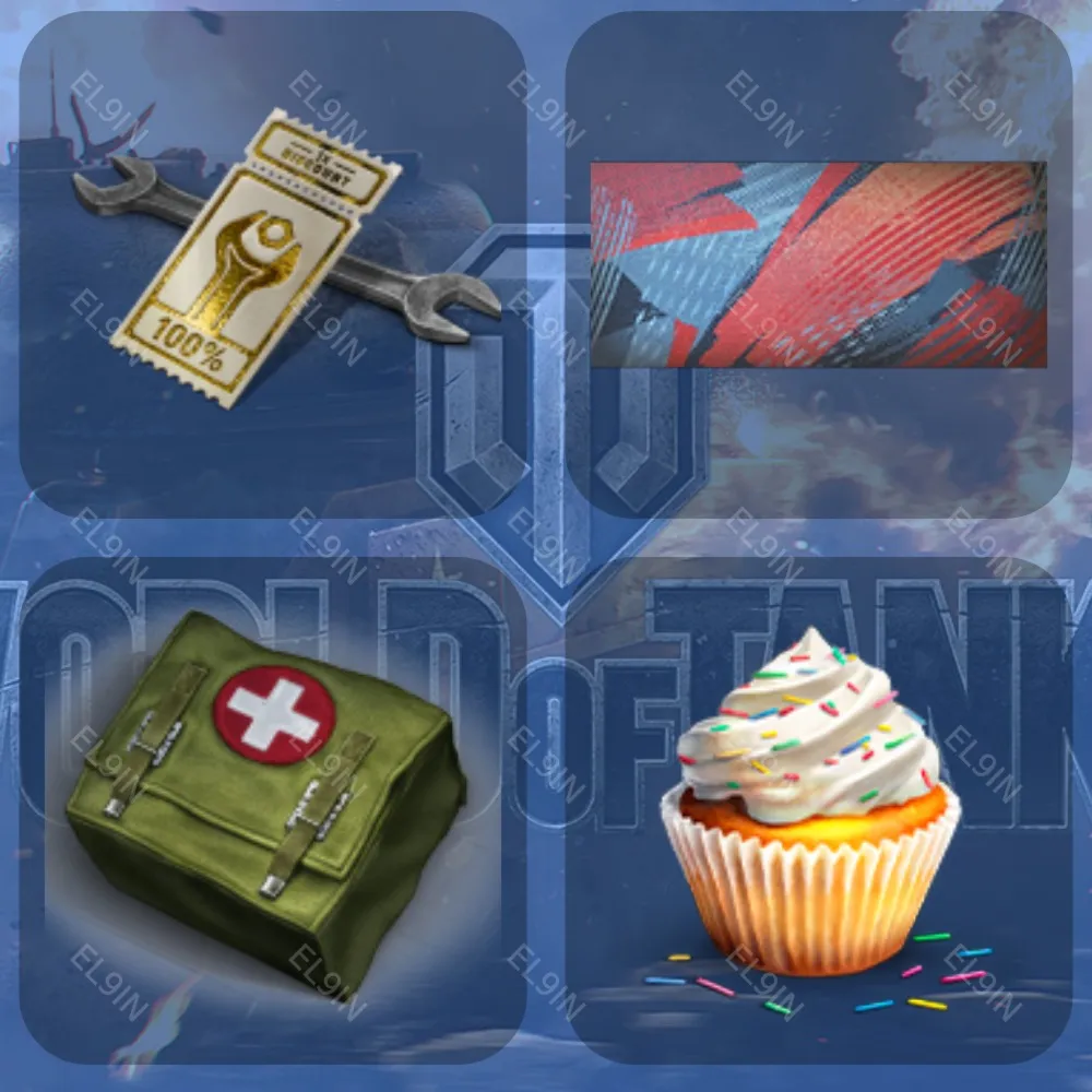 World of Tanks Твич Дропсы 4 предметов +