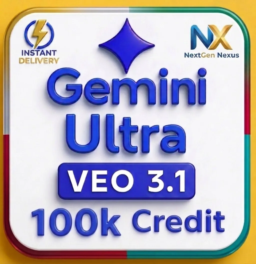 Google Gemini AI Ultra + Antigravity 20x | Veo3.1 Flow 100K кредитов Быстрая доставка