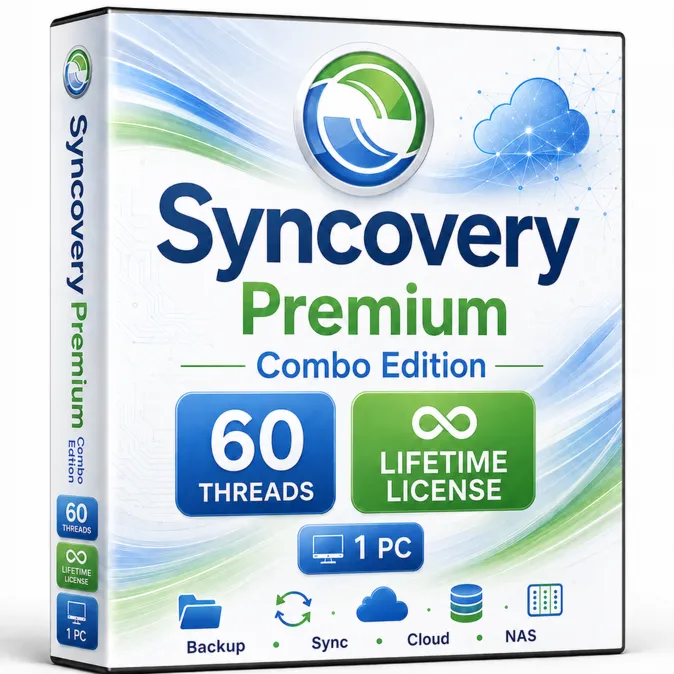 Syncovery Premium Combo 2026 | 60 потоков | Пожизненная лицензия | 1 ПК