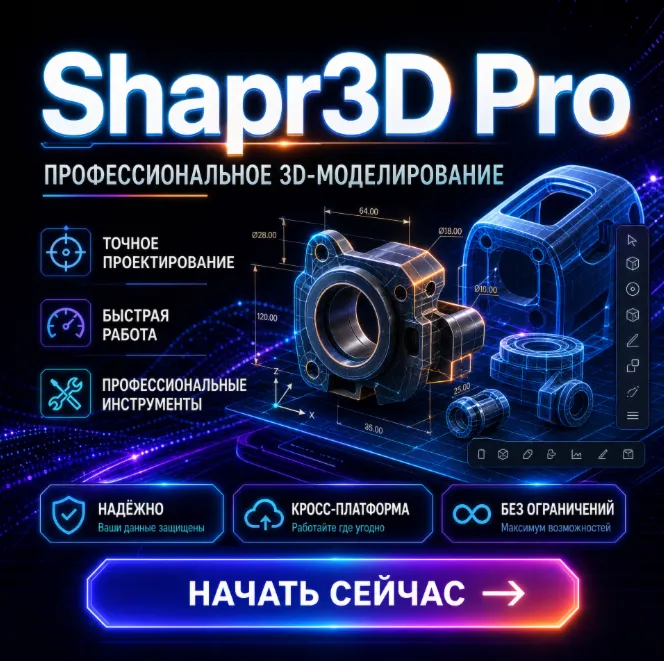 Shapr3D  Pro 1 год на ваш счет