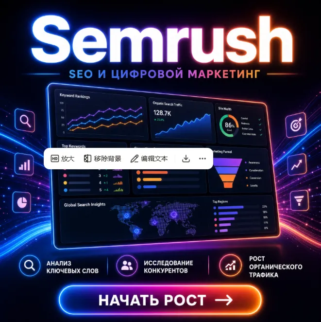 Пакет Semrush Guru+trends на один месяц