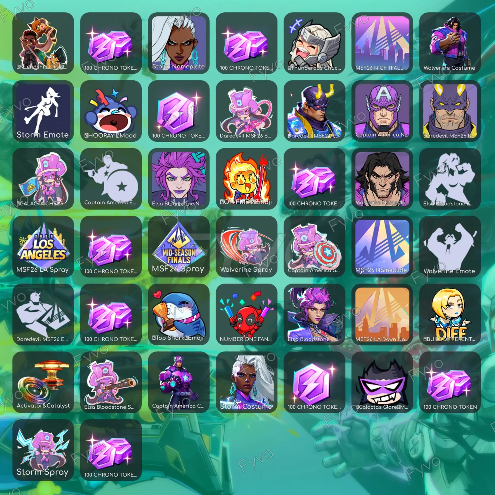 Marvel Rivals〖TWITCH DROPS〗44+ REWARDS • ITEMS • SKINS