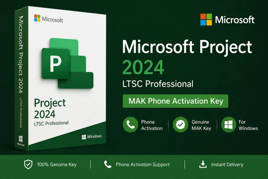 Ключ активации Microsoft Project 2024 LTSC Professional – MAK для телефона | Windows