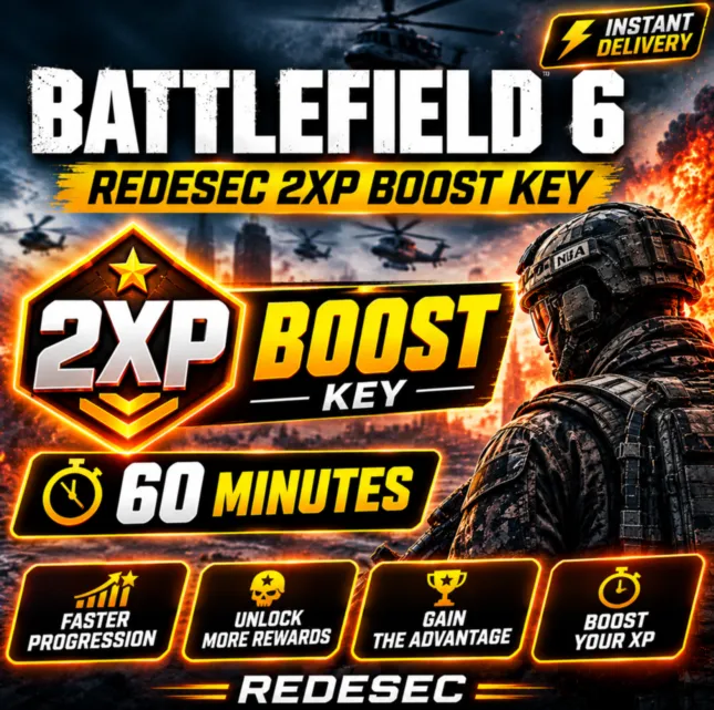 Battlefield 6 RedSec 60 минут 2xp Boost Ключ - Глобальный - ПК/PS5/XBOX