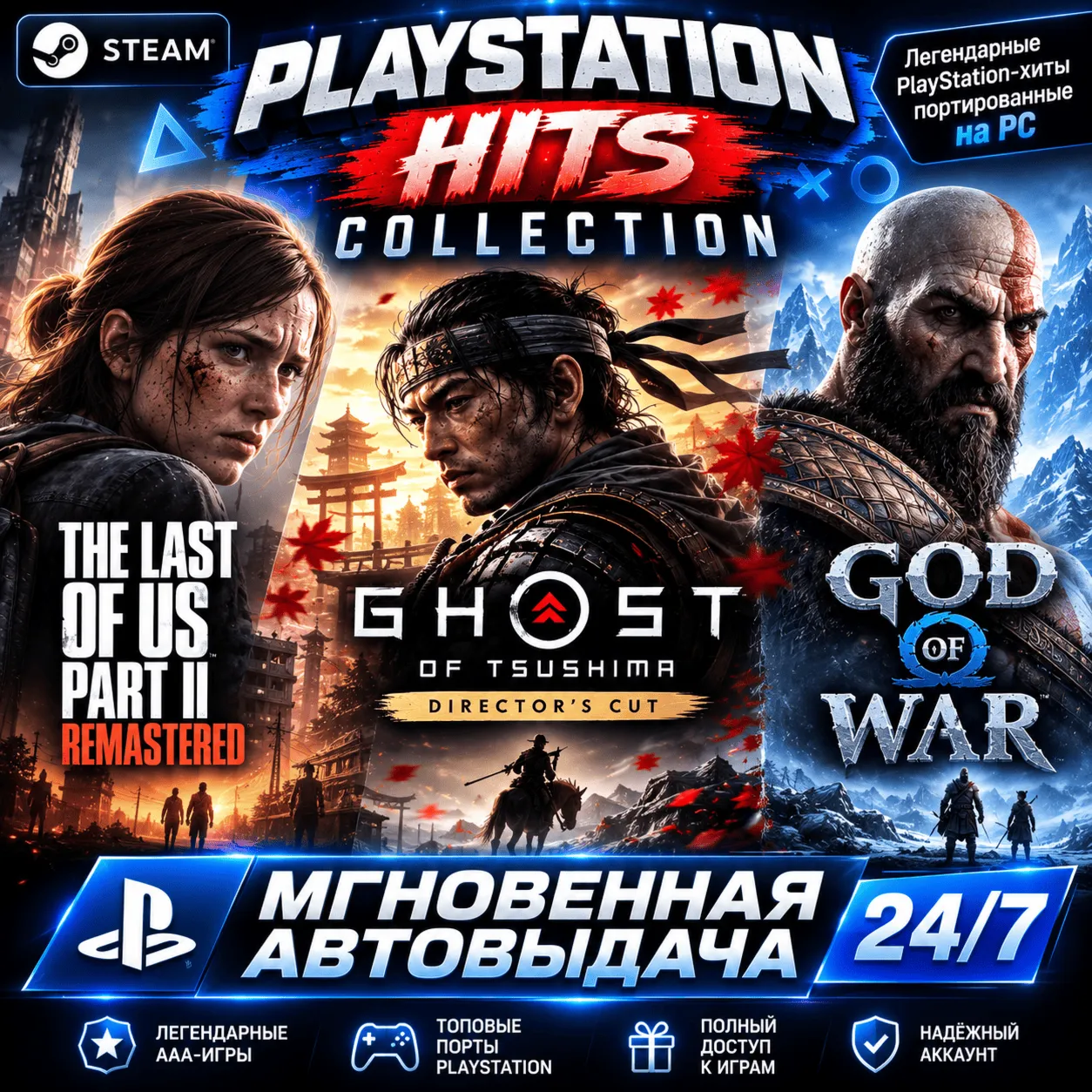 The Last of Us Part II Remastered + Ghost of Tsushima | ПОЛНАЯ ПЕРЕДАЧА АККАУНТА