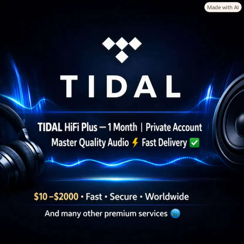 TIDAL HiFi Plus 1 Месяц Приватный Аккаунт Гарантия | Быстрая Доставка