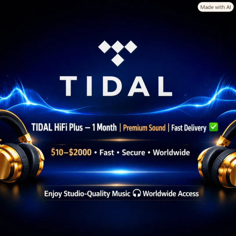 TIDAL HiFi Plus 1 Месяц Приватный Аккаунт ️ Гарантия