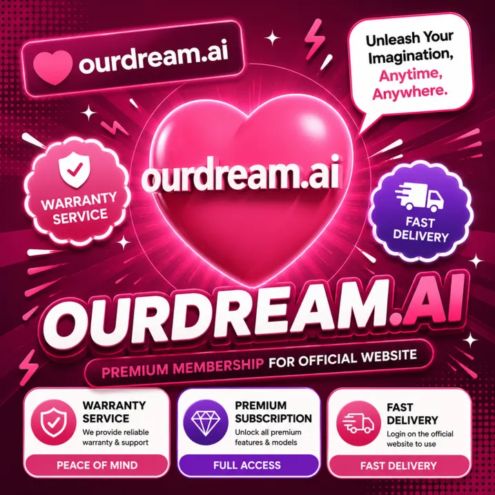 ourdream.ai | Премиум (1000 токенов) подписка на 1 месяц