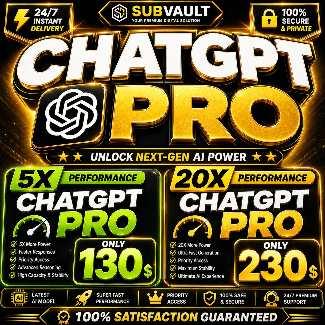 [24/7 АВТО] CHATGPT PRO 5X / 20X | ПОЛНАЯ ГАРАНТИЯ | 1 МЕСЯЦ | АКТИВАЦИЯ / ПРОДЛЕНИЕ