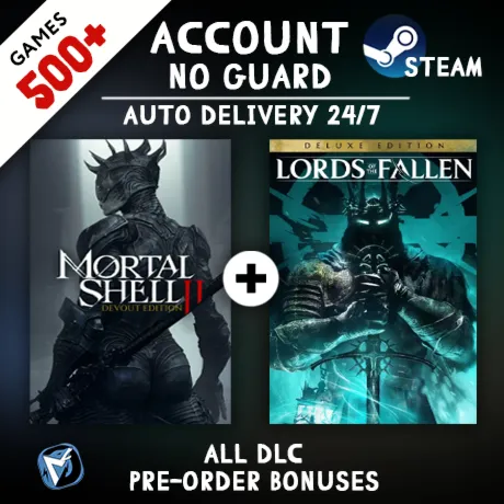 Mortal Shell II: Devout Edition + Lords of the Fallen + 500 ИГР STEAM АККАУНТ