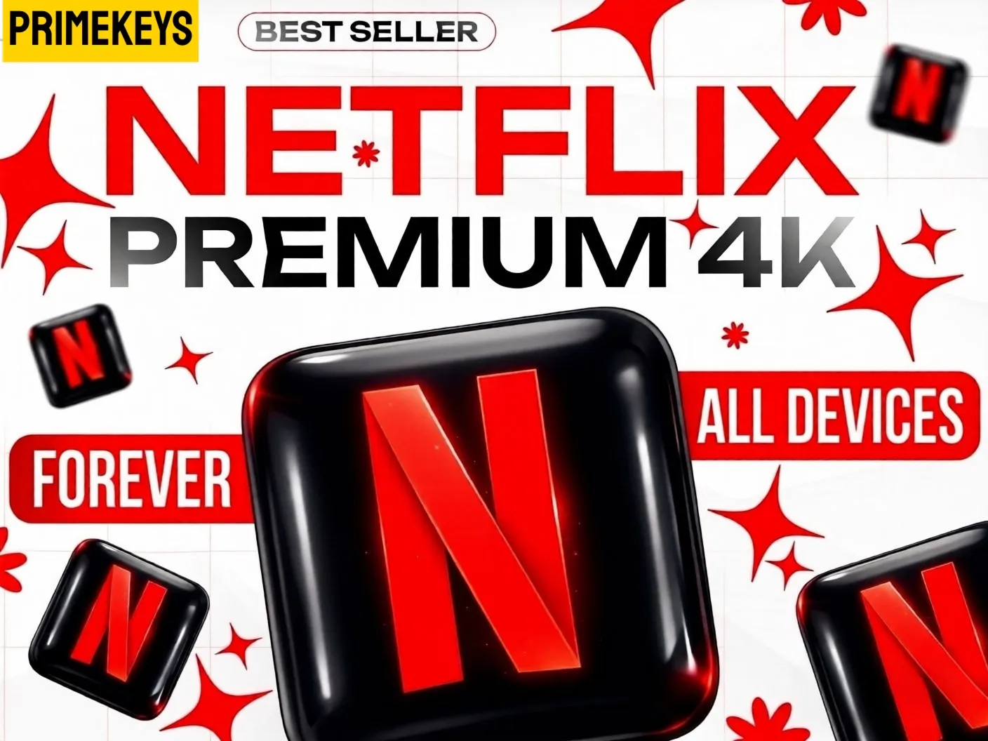 Netflix Premium – 1 месяц | 4K UHD | 5 экранов | Ваша личная почта (Полный доступ)