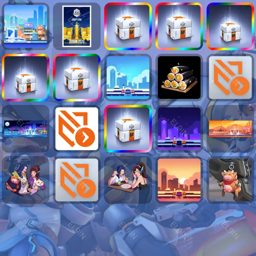 🔥Overwatch 2⚜️Twitch Drops💥20 items + 🎁