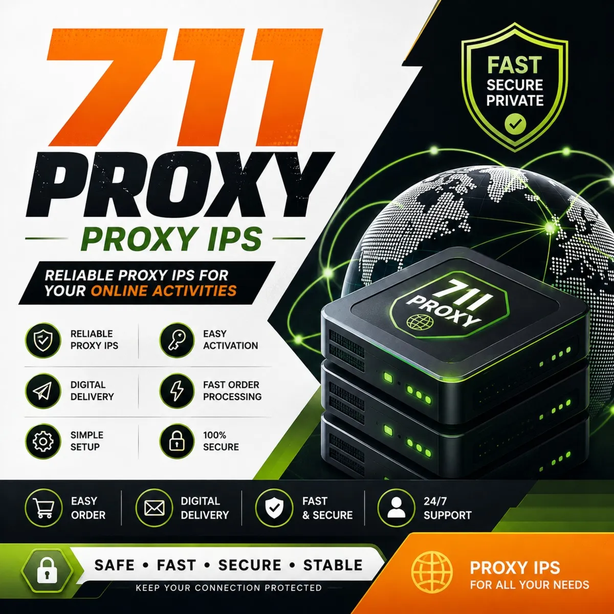 711 Proxy (IPs) – Прокси IP | Быстрая доставка и простая активация | 711Proxy (IPs)