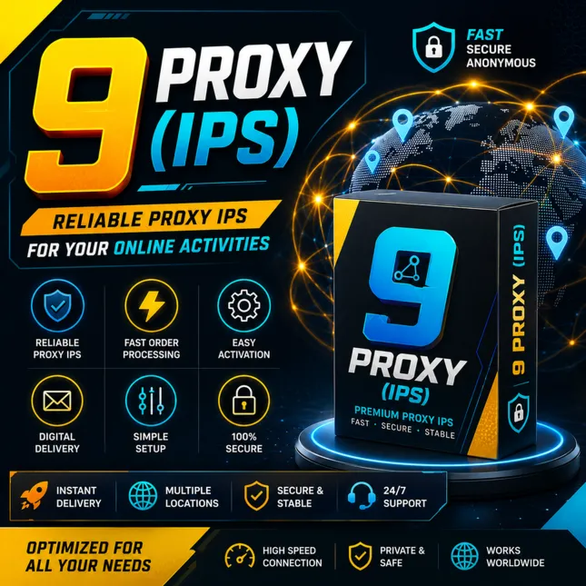 IPs 9 Proxy – Прокси IP | Быстрая доставка и простая активация | 9Proxy (IPs)
