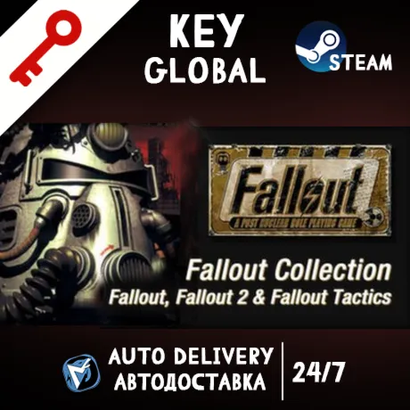 Fallout 1+2+Tactics:Classic Collection STEAM KEY GLOBAL