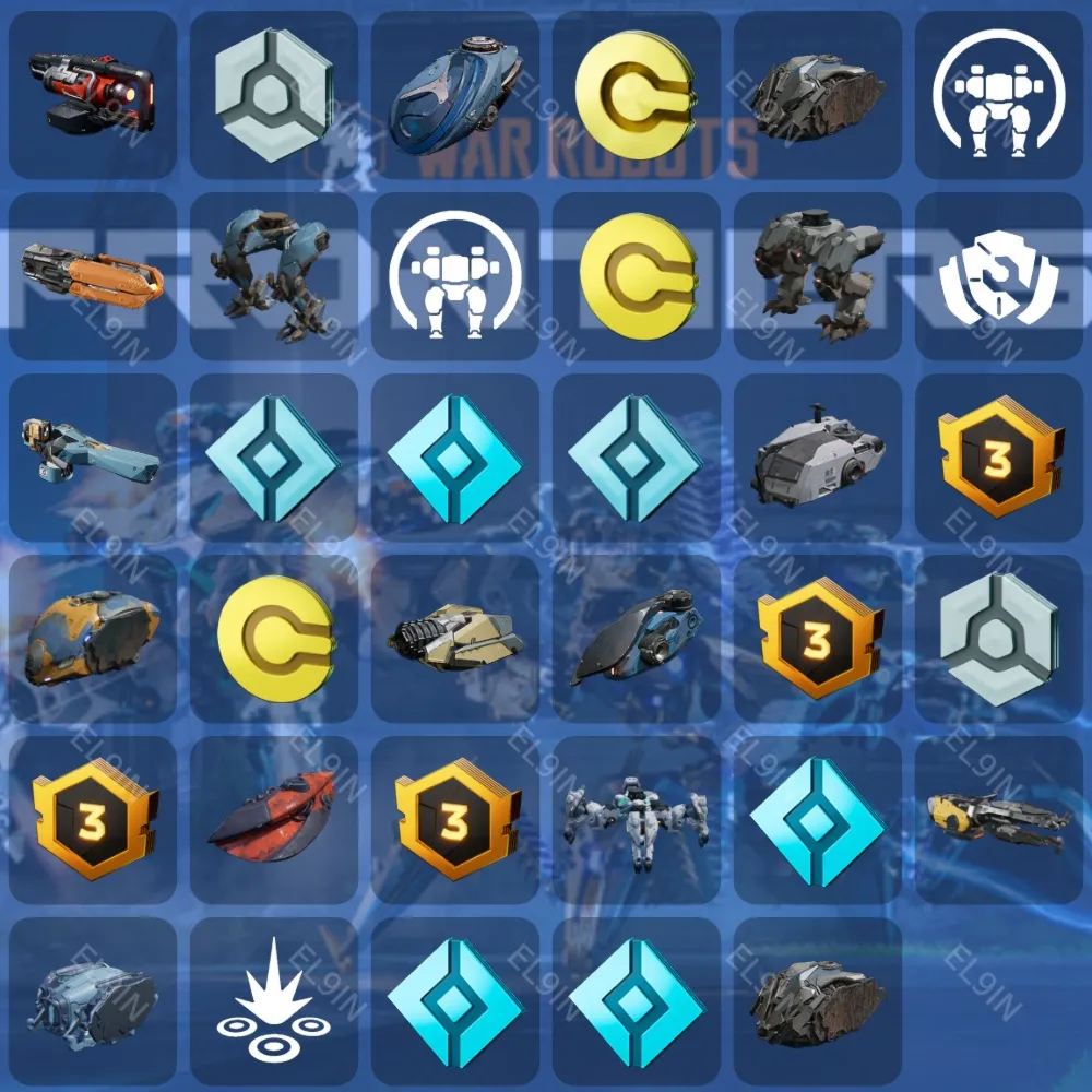 🎉War Robots: Frontiers🎶Twitch Drops🎯35 items + 🎁