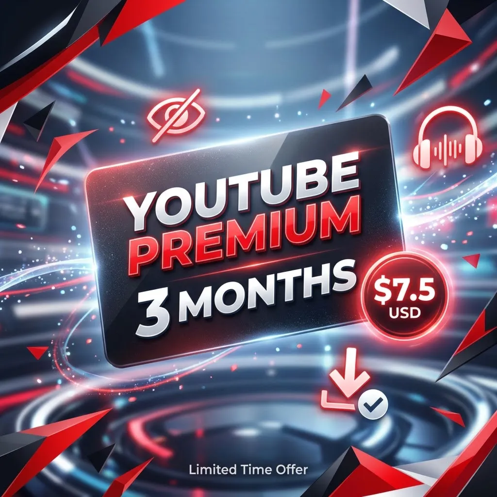 YouTube Premium+Music 3 месяца, глобальный аккаунт, приватный