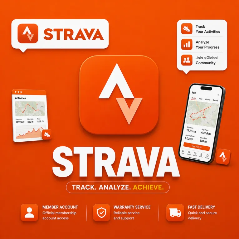 Strava membership subscription account 1month