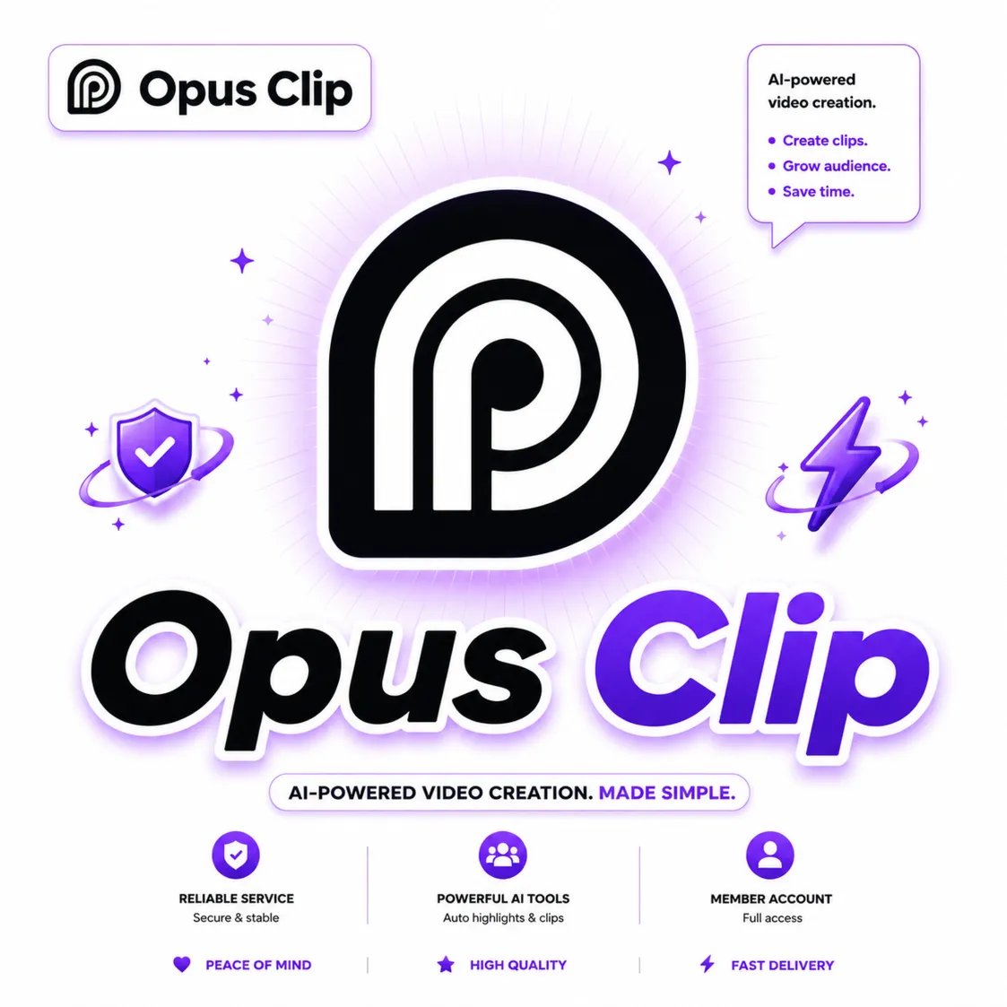 Opus Clip Starter | PRO  1-месячный аккаунт — OpusClip