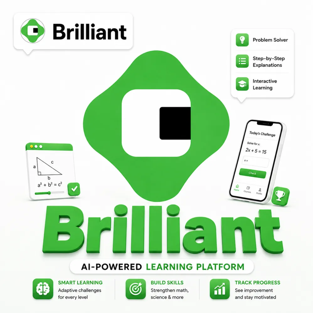 Подписка на премиум аккаунт Brilliant 1-12месяцев