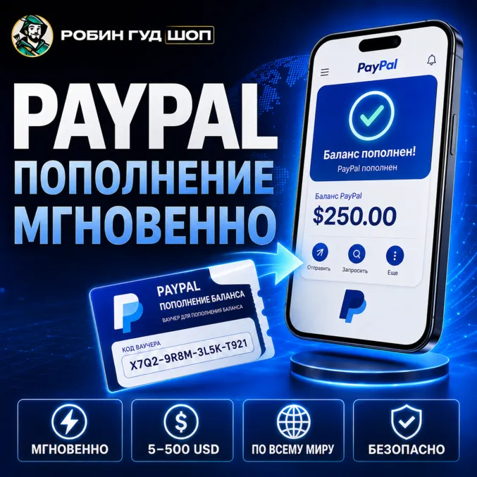 PAYPAL 5-500 USD / ВАУЧЕР REWARBLE / ПОПОЛНЕНИЕ PAYPAL / ГАРАНТИЯ
