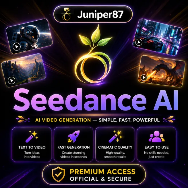 seedance.io 2500-6000credits subscription 1month