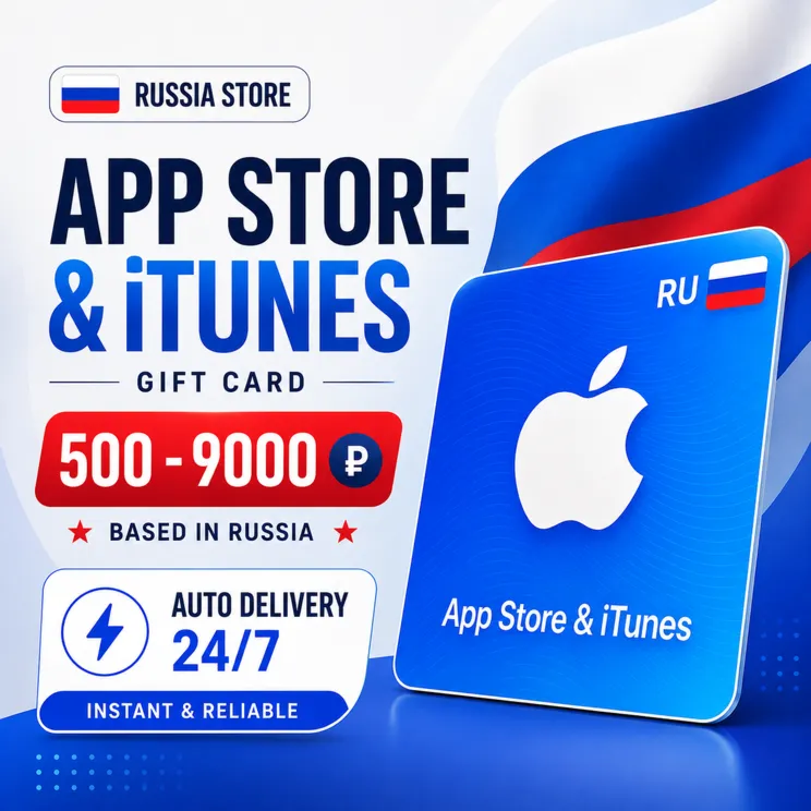 [АВТОВЫДАЧА] Apple iTunes и App Store Подарочная карта (Россия) 500-9000 РУБ | Мгнове