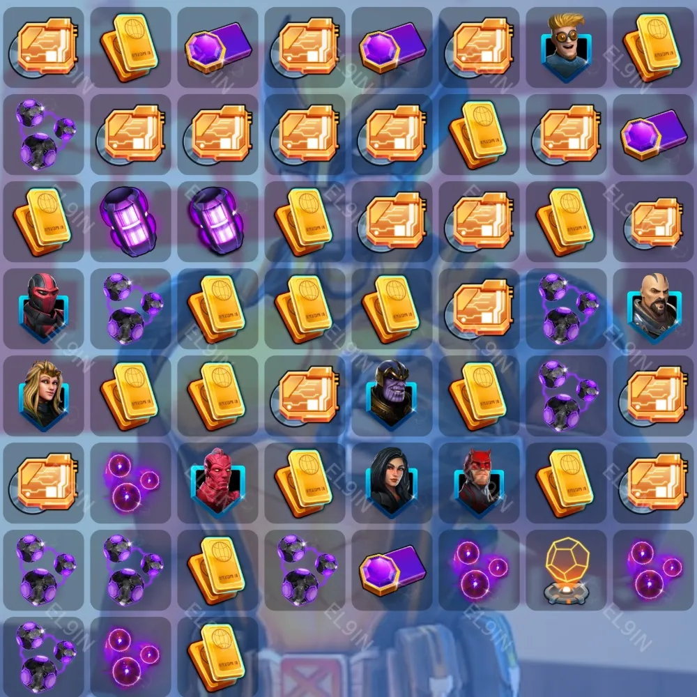 🌟MARVEL Strike Force💫Твич Дропсы🚀59 предметов + 🎁