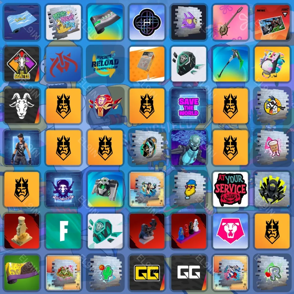 Fortnite Твич Дропсы 49 предметов +