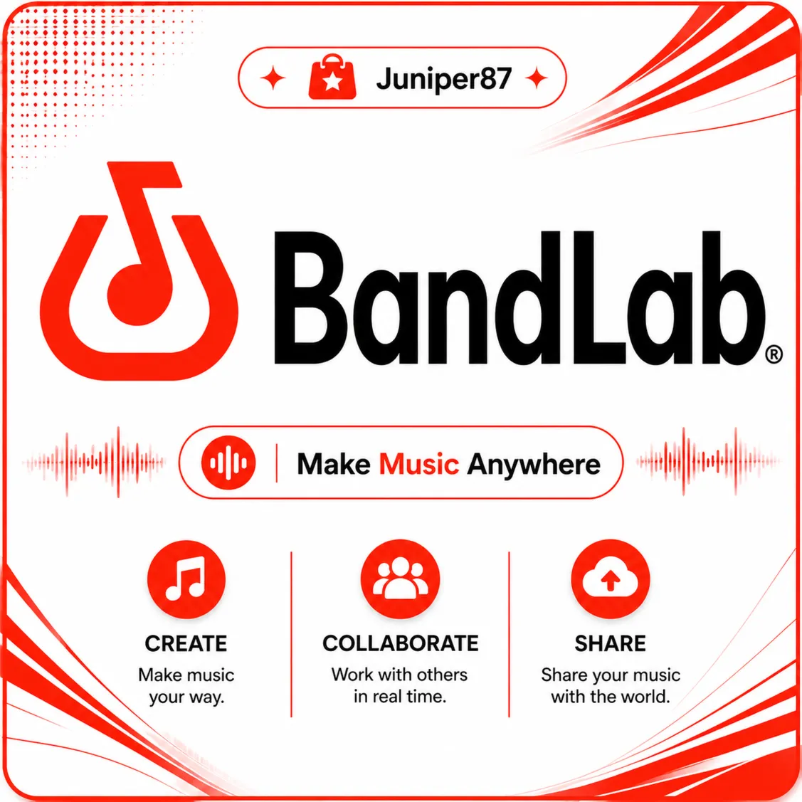 BandLab | 1Month Subscription TO YOUR ACCOUNT
