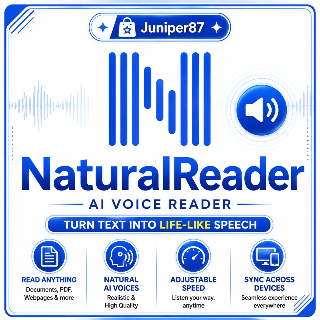 NaturalReader Plus Subscription 1Month Shared Account