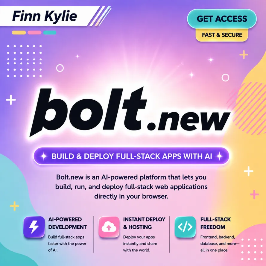 Подписка на аккаунт bolt new Pro на 1 месяц (10миллион