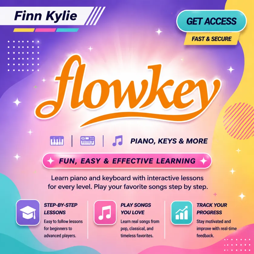 Подписка на аккаунт Flowkey Premium 1-12 мест
