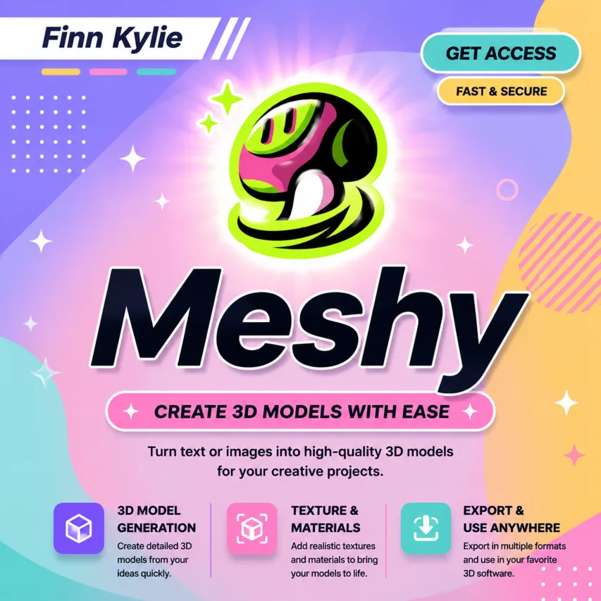 Meshy Ai Pro/Studio на 1 месяц подписка на ваш аккаунт