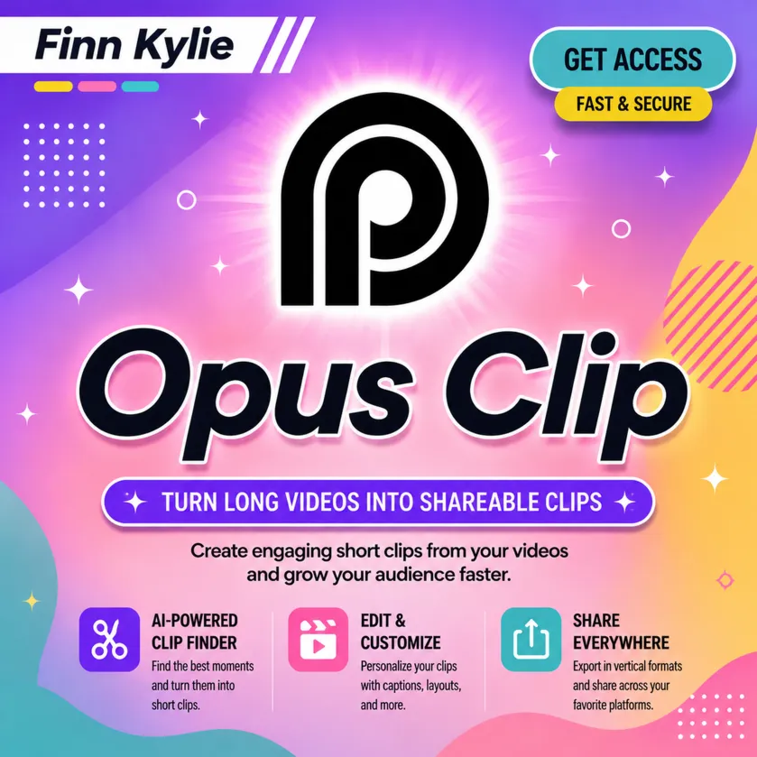Подписка OpusClip PRO 7 ДНЕЙ (Бесплатная пробная версия Без баллов) Opus Clip