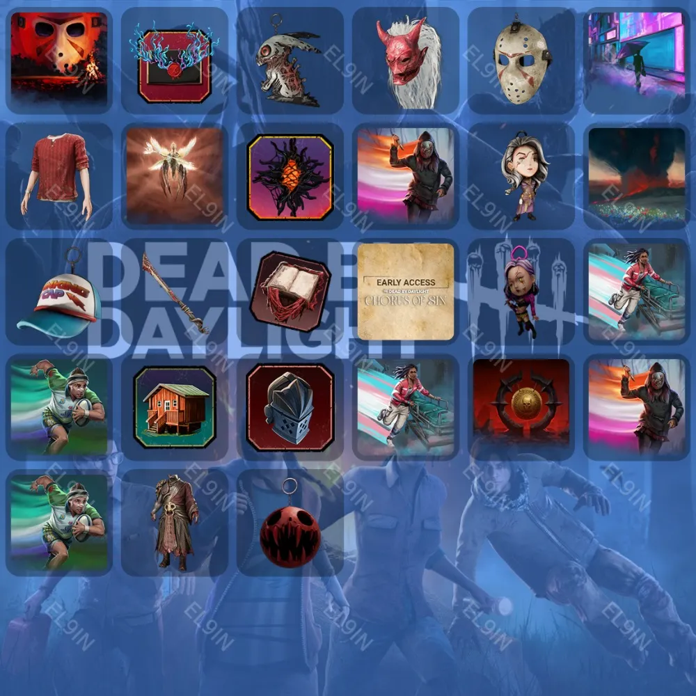 Dead by Daylight Твич Дропсы 27 предметов +